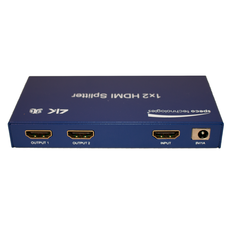 Speco HD2SPL2 HDMI 1 to 2 Splitter- Res up to 4K