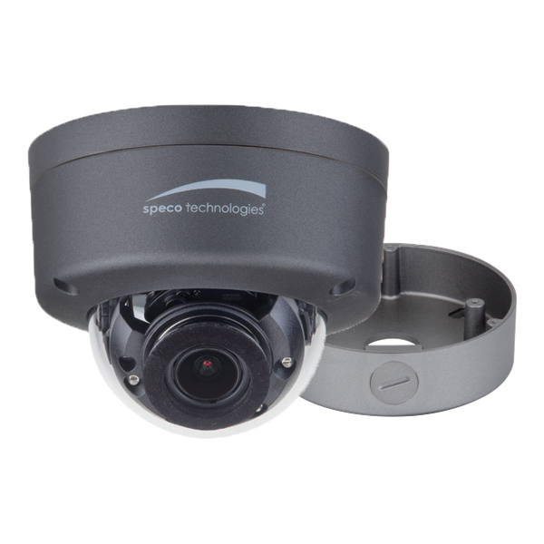 Speco HFD4M 4MP Flexible Intensifier Technology® HD-TVI Motorized Zoom Focus Camera with Junction Box