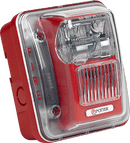 Potter HS-24WR-WP Wall Horn/Strobe, Red, Weatherproof, Red