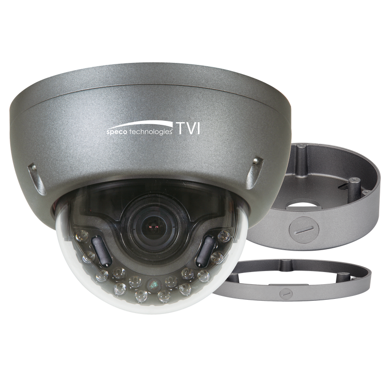Speco HT5940T 2MP HD-TVI Vandal Dome, IR, Included Junction Box, TAA