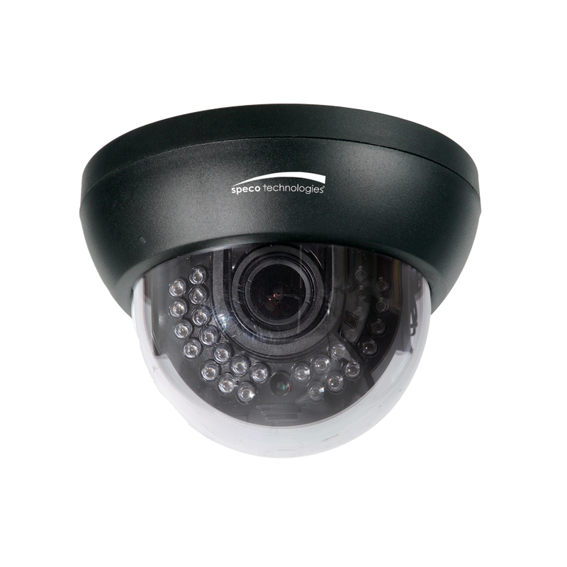 Speco HT649K 1000TVL Indoor IR Dome, 2.8-12mm Lens, Dual Voltage, OSD