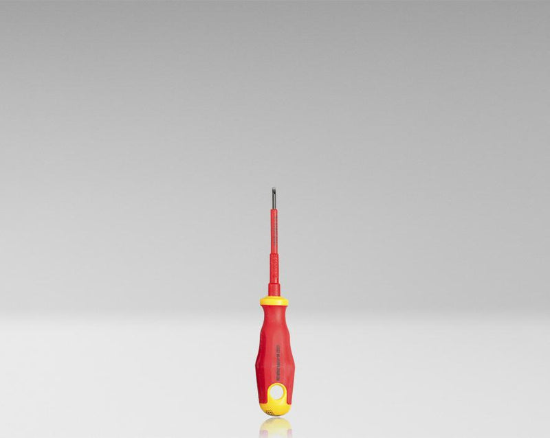 Cabinet Slotted Insulated Screwdriver, 1/8" x 3"