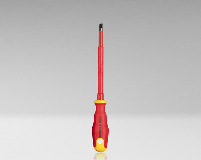 Cabinet Slotted Insulated Screwdriver, 1/4" x 6"