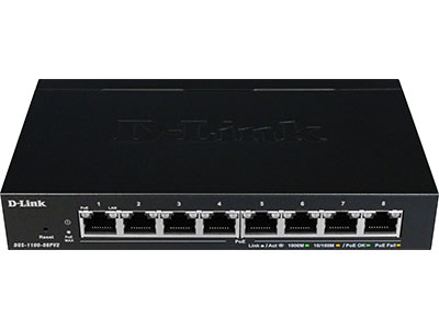 Aiphone IPW-POE8 An 8-Port Gigabit PoE Smart Managed Switch