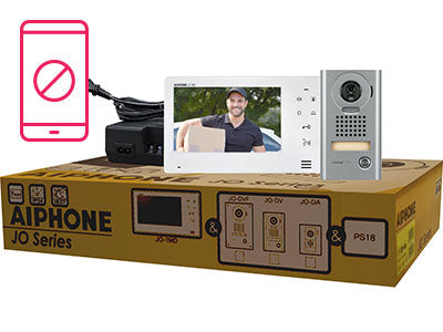 JOS-1V Entry Security Intercom Box Set with Vandal Resistant, Surface-Mount Door Station