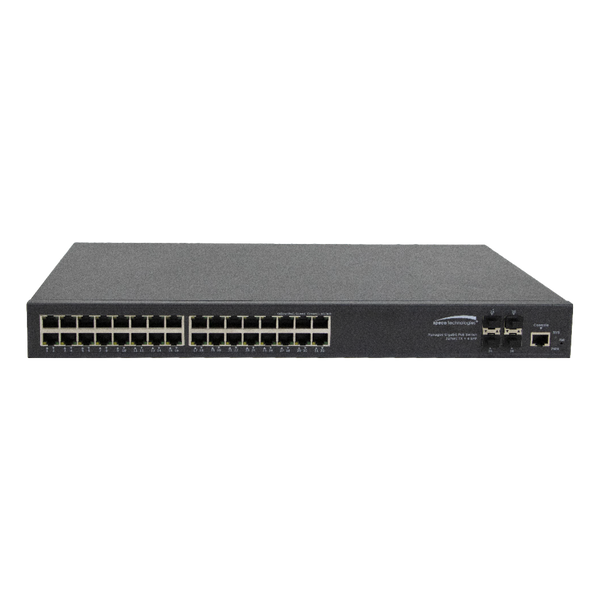 Speco P32S36GM 36-Port Managed Gigabit Switch with 32-ports PoE and 4xSFP Uplink