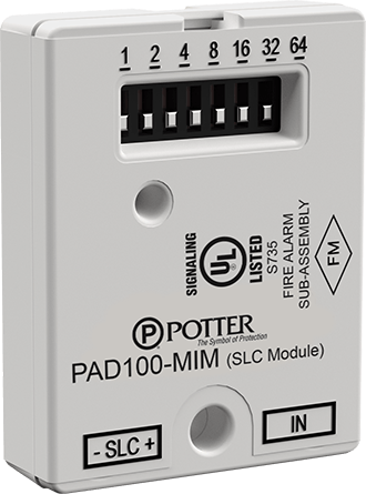Potter PAD100-MIM PAD 100 Micro Input Module