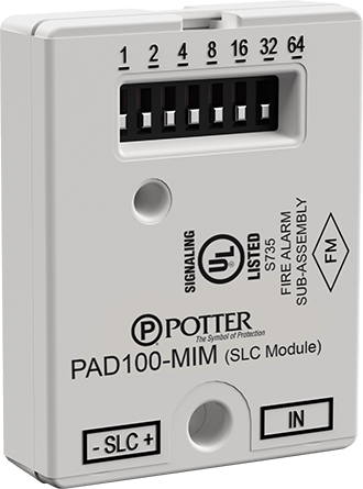 Potter PAD 100-MIM - Micro Input Module