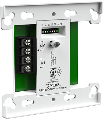 Potter PAD100-SIM PAD 100 Single Input Module