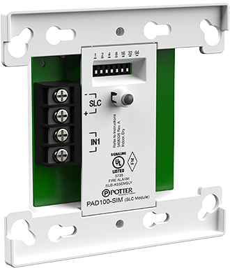 Potter PAD 100-SIM - Single Input Module