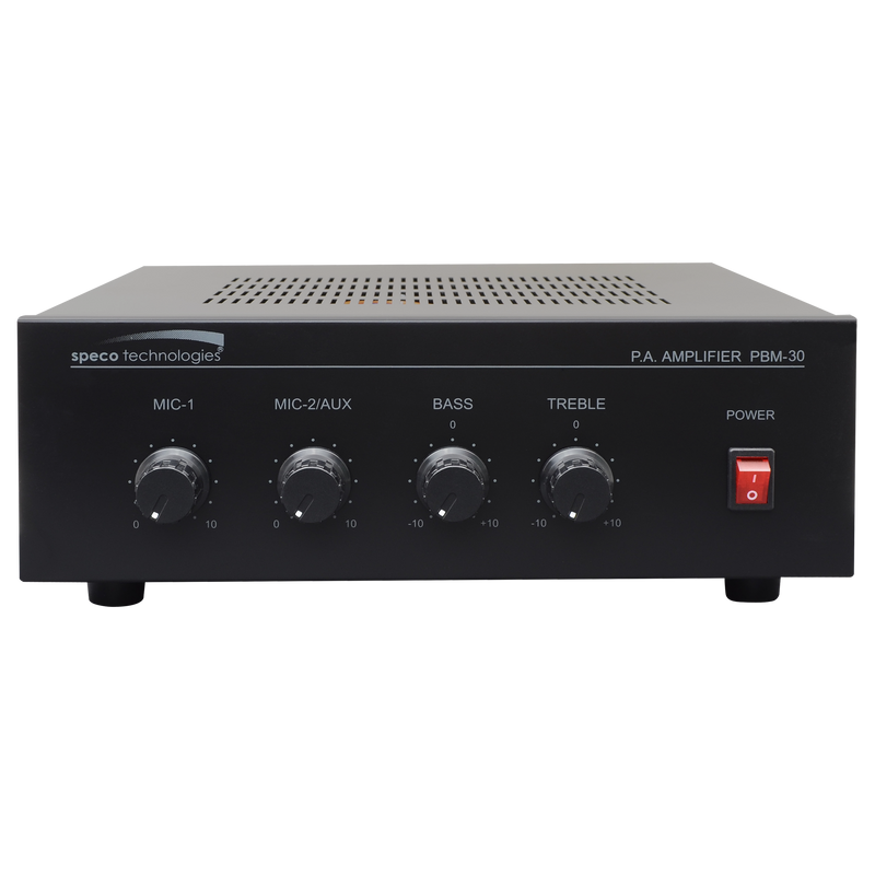 Speco PBM30 30W Contractor Series PA Amplifier UL Listed