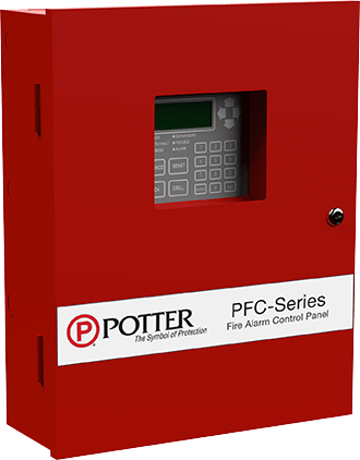 Potter PFC-6006-R 6 Zone Sprinker Monitoring Panel Red