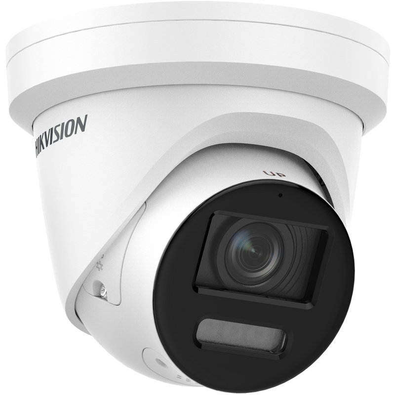 Hikvision DS-2CD2387G2-LSU/SL 2.8mm 8 MP ColorVu Audio Alarm & Strobe Light Fixed Turret Network Camera
