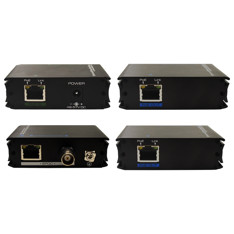 Speco POECOAX PoE Over Coax Kit – Includes transmitter, receiver
