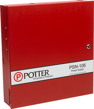 Potter PSN-106 - 10A Conventional Power Supply with 6 Outputs