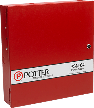 Potter PSN-64 - 6A Conventional Power Supply with 4 Outputs