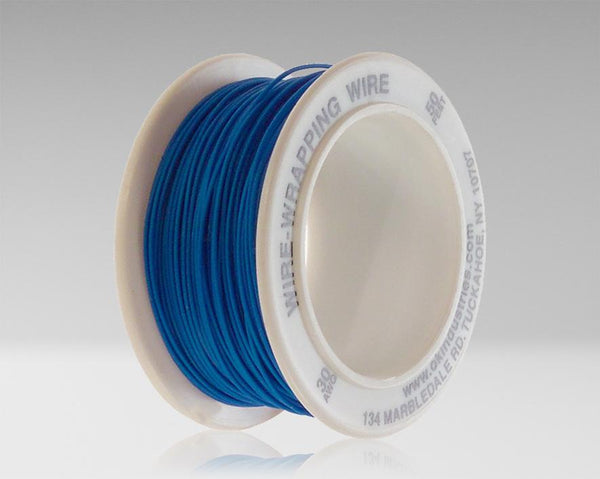 30 AWG KynarÂ® Wire, Blue, 50 ft