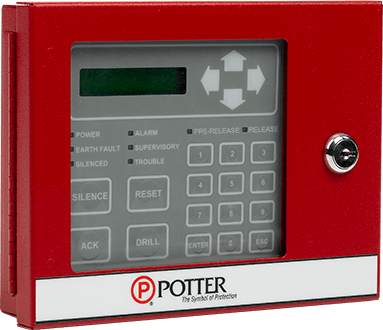 Potter RA-6075R - LCD Releasing Annunciator
