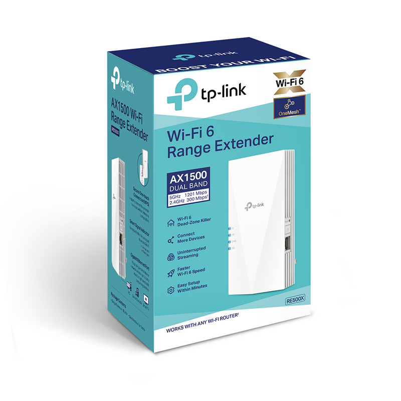 TP-Link RE500X AX1500 Wi-Fi 6 Range Extender