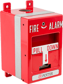 Potter RMS-6T-EXP-WP-LP-KL Pull Station, D/Action, DPDT, Key Rst Expl/Wea Proof