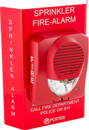 Potter SASH-24 - SASH Series - Sprinkler Alarm Horn Strobe and Sign Combination
