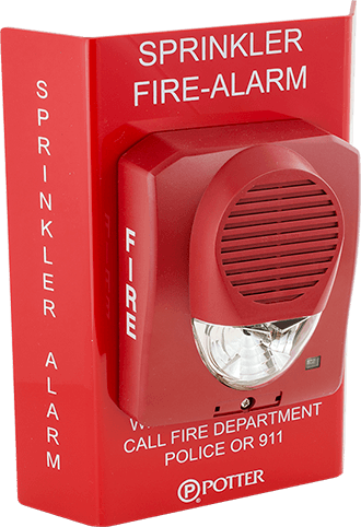 Potter SASH-120 Sprinkler Alarm Horn Strobe and Sign Combination