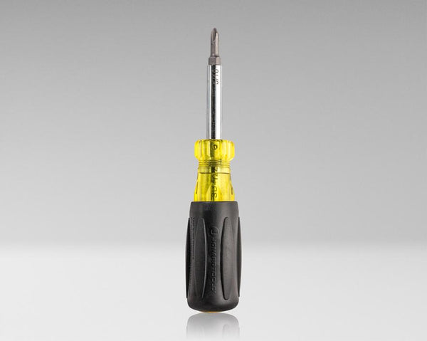 6-in-1 Multi-Bit Screwdriver with Phillips, Slotted, Robertson Bits