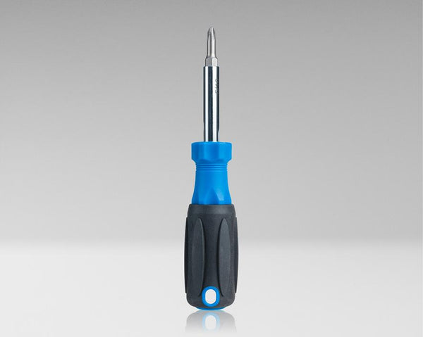 6-in-1 Multi-Bit Screwdriver with Phillips and Slotted Bits
