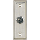 Seco-Larm SD-71002-V0 Key Switch Plate, Slimline, N.C. Turn-to-Open, Shunt Keyswitch