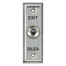 Seco-Larm SD-7101KBPE1Q Push-Button RTE Plate – Slimline, Black Push-Button, N.C.