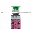 Seco-Larm SD-7201GFPE1Q Request-to-Exit Plate with green mushroom cap push button, “Exit” and “Salida,” DPDT