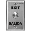 Seco-Larm SD-7204SGEX1Q Vandal-Resistant RTE Wall Plate – Single-gang