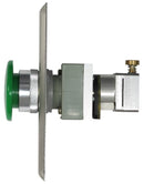 Seco-Larm SD-7213-GSP RTE Plate with Pneumatic Timer – Single-Gang, Green Mushroom Button