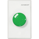 Seco-Larm SD-7217GWQ RTE Plate, Green Mushroom Cap Button with White Plate