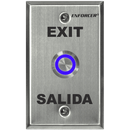 Seco-Larm SD-7275SGEX1Q Multicolor Illuminated Vandal-Resistant RTE Plate – Single-gang