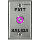 Seco-Larm SD-7275SGEX1Q Multicolor Illuminated Vandal-Resistant RTE Plate – Single-gang