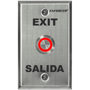 Seco-Larm SD-7275SGEX1Q Multicolor Illuminated Vandal-Resistant RTE Plate – Single-gang