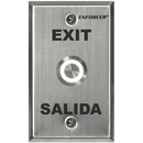 Seco-Larm SD-7275SGEX1Q Multicolor Illuminated Vandal-Resistant RTE Plate – Single-gang