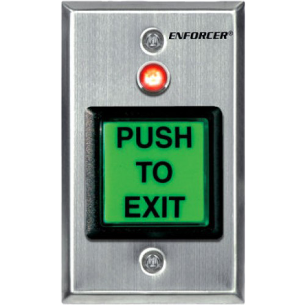 Seco-Larm SD-7623-GSTQ Illuminated RTE Plate with Dual-Color LED and Timer
