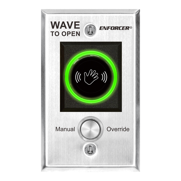 Seco-Larm SD-927PKC-NEVQ Wave-To-Open Sensor with Manual Override Button – English