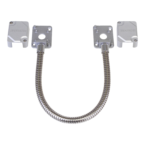 Seco-Larm SD-969-M15Q/S Armored Electric Door Cord – Removable Covers, Silver