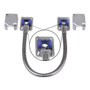 Seco-Larm SD-969-T15Q/S Armored Electric Door Cord – Removable Covers, Silver