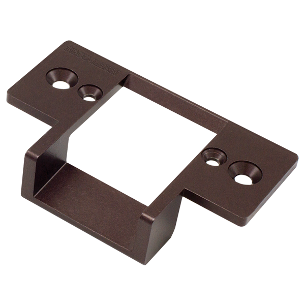 Seco-Larm SD-991RA-61Q/B Bronze-Colored Aluminum Low-Cut Strike Plate