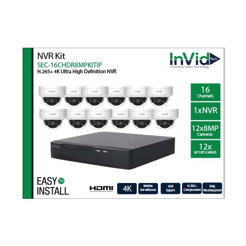 SEC-16CHDR8MPKITIP/12/2TB