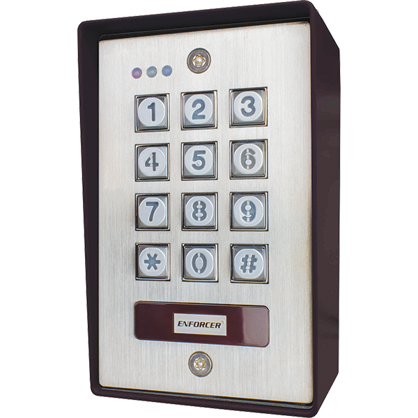 Seco-Larm SK-1123-SPQ Vandal Resistant Outdoor Access Control Keypad with Proximity Reader