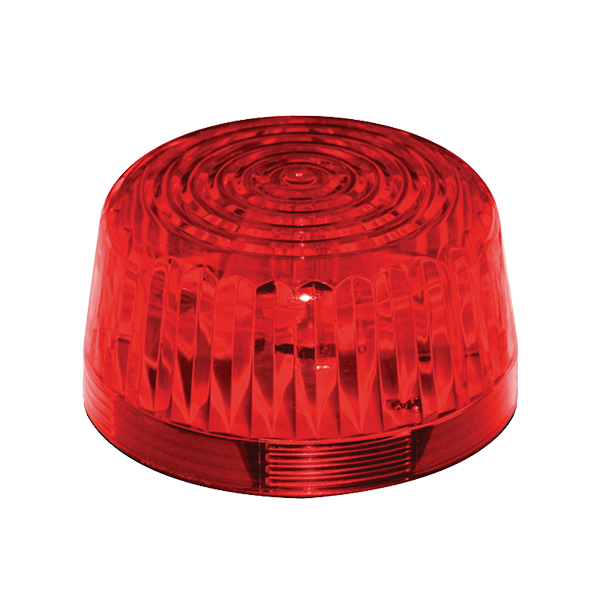 Seco-Larm SL-126LQ/R Strobe Lights Replacement Lens – Red, Pack of 5