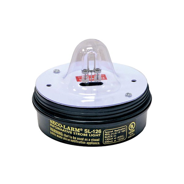 Seco-Larm SL-126-A24Q/A Strobe Light, 6~24VDC, Amber