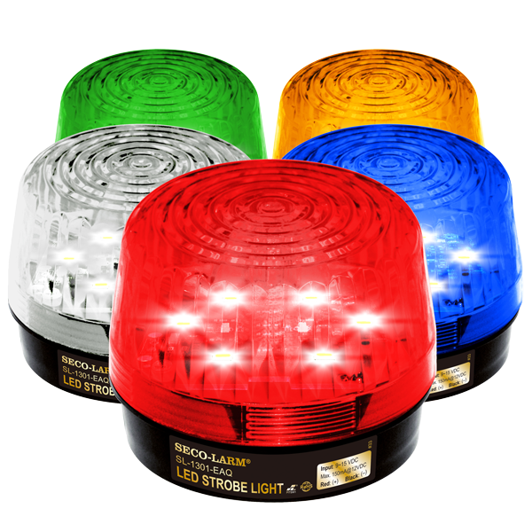 Seco-Larm SL-1301-EAQ/C Clear LED Strobe Light – 6 LEDs, Flash Only, 9~15 VDC