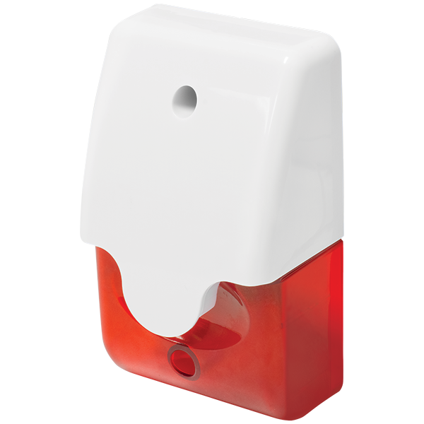 Seco-Larm SL-1312-SA/R Mini Strobe Siren – Red Lens, Pack of 10