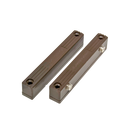 Seco-Larm SM-216Q/BR Surface-Mount Wide-Gap Magnetic Contact – Brown, 2-3/4″ (70mm) Gap, Closed loop, UL listed, Pack of 10